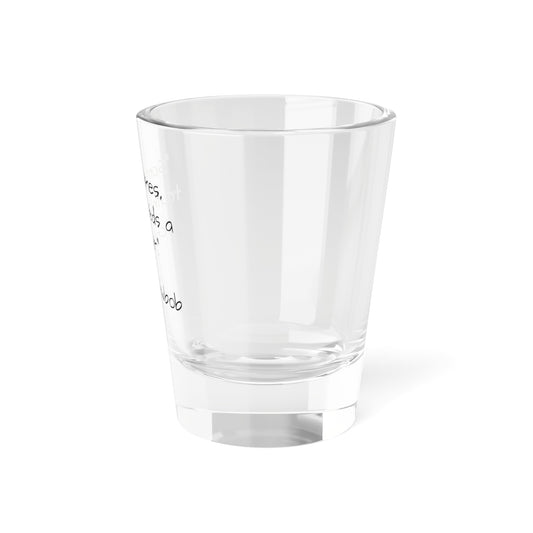 DewBob Shot Glass – “Truth Needs a Chaser” Edition