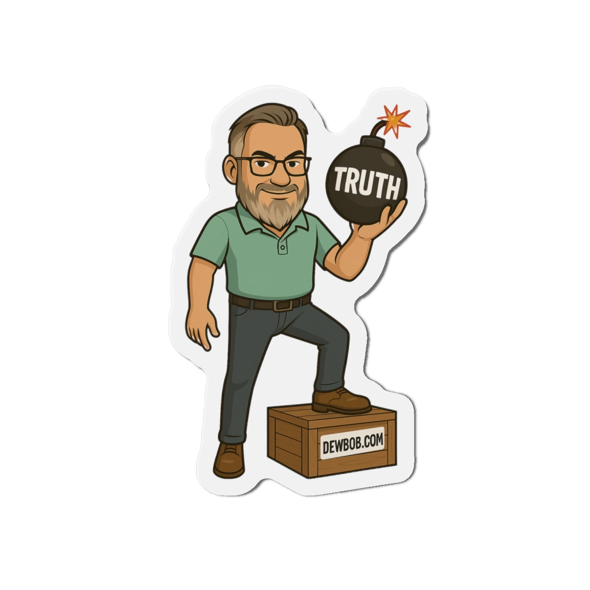 Truth Bomb Magnet – Stick It Where It Stings