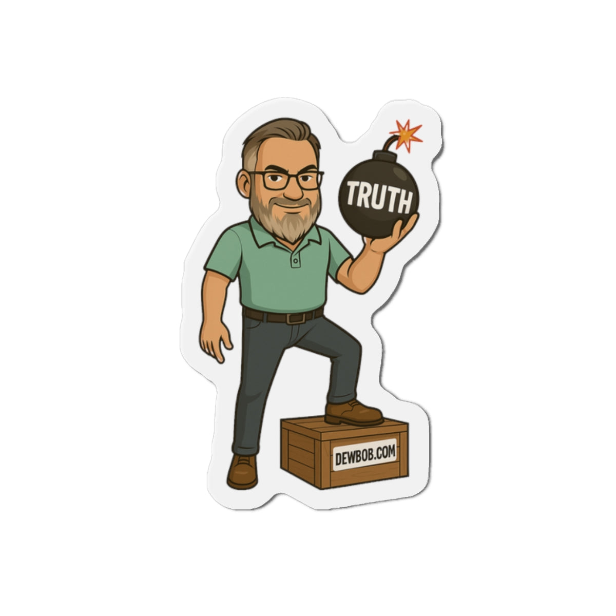 Truth Bomb Magnet – Stick It Where It Stings