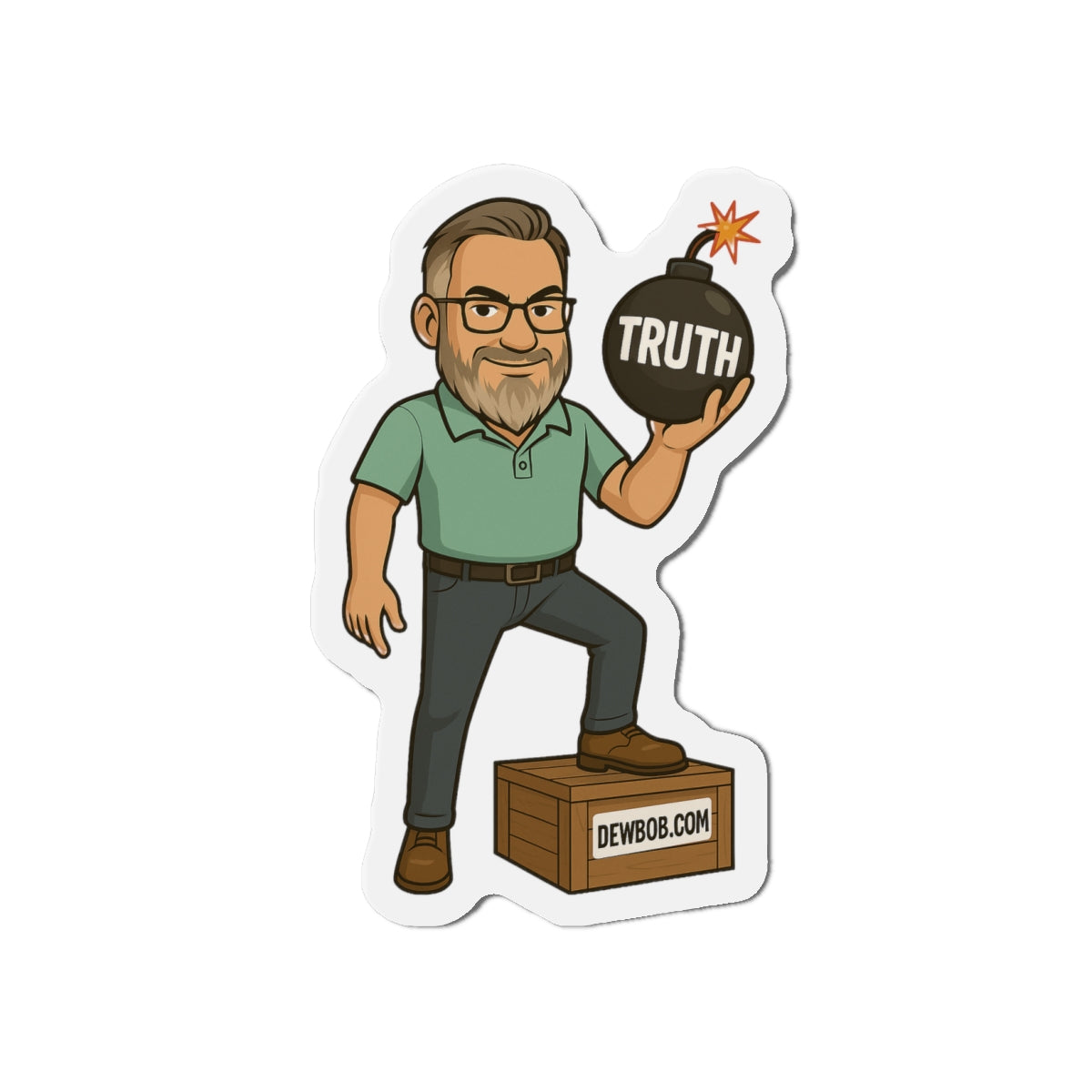 Truth Bomb Magnet – Stick It Where It Stings