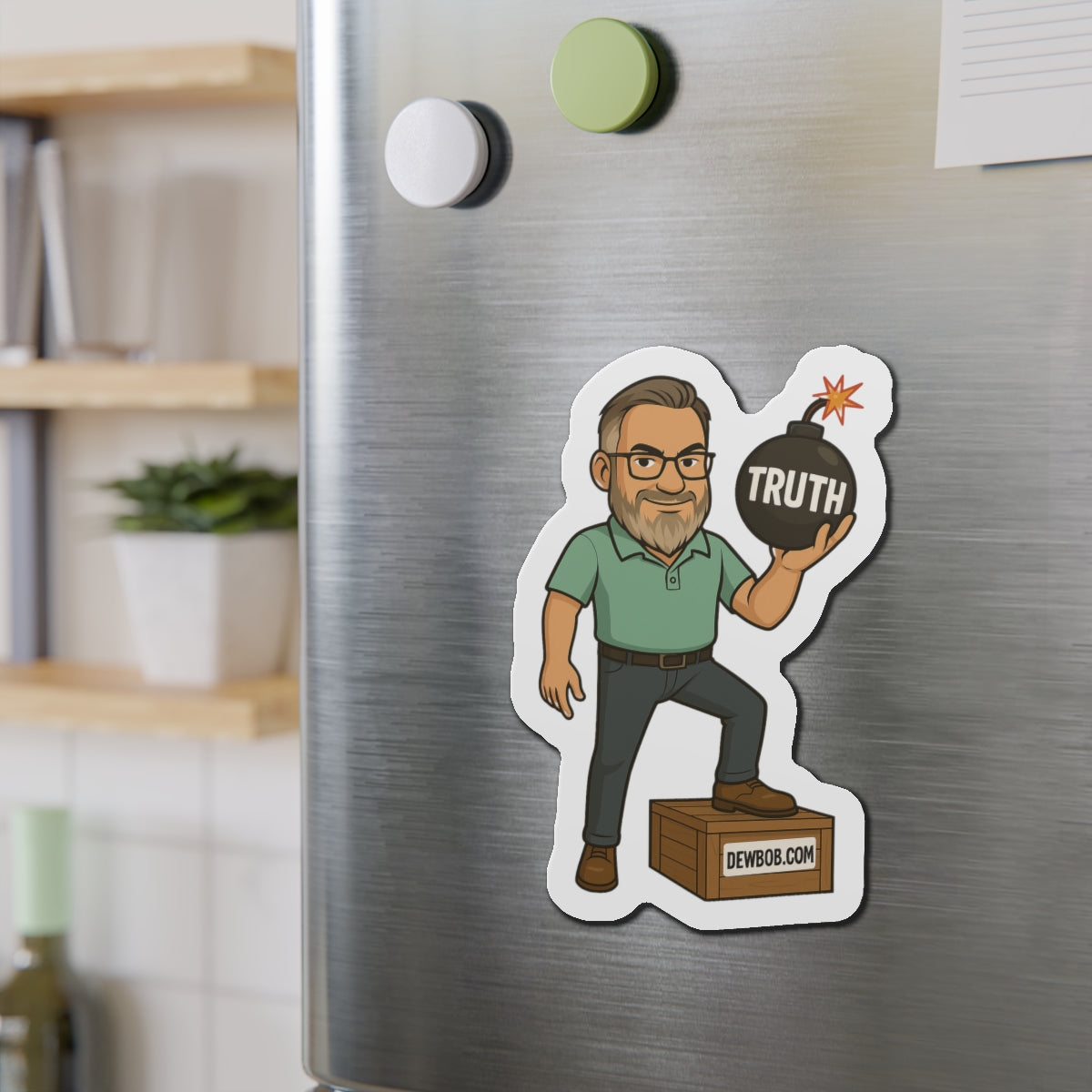 Truth Bomb Magnet – Stick It Where It Stings