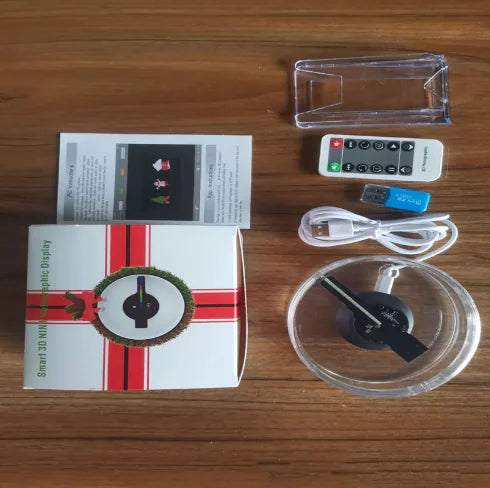 3D Desktop Hologram Fan – Because Flat Screens Are for Quitters